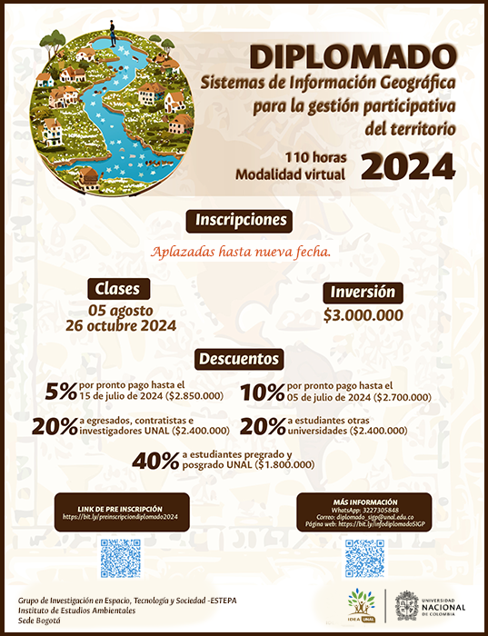 Diplomado Sistema de Información Geográfica para la Gestión Participativa del Territorio